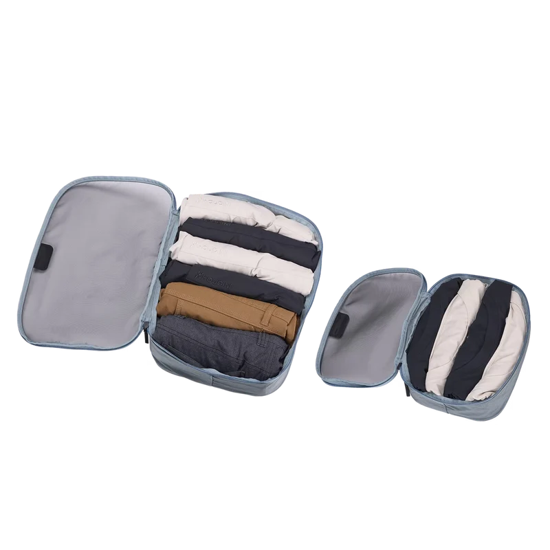 Thule Small & Medium Packing Cube Set Travel Organiser in Pond Grey