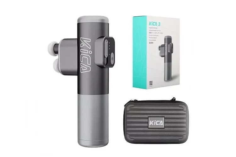 Kica K3 Double-Head Massage Gun - 3-Mode (Grey)