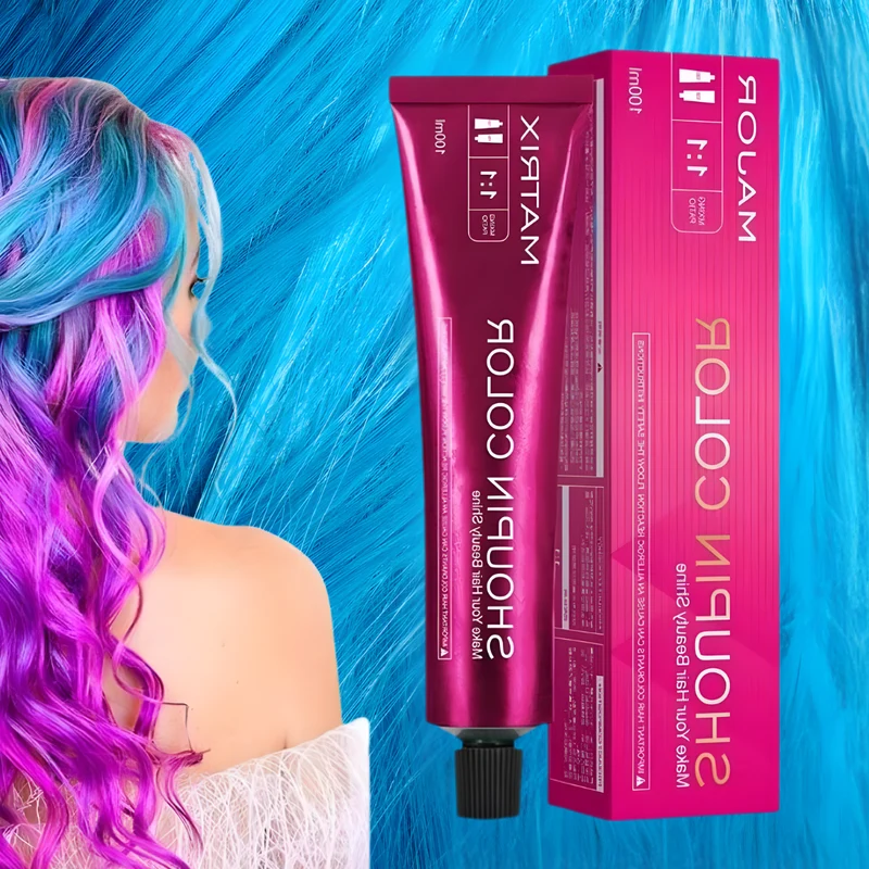 Haarfärbeshampoo 2in1 100 ml | Färbt & pflegt in einem Schritt, ammoniakfrei | Glanz & langanhaltende