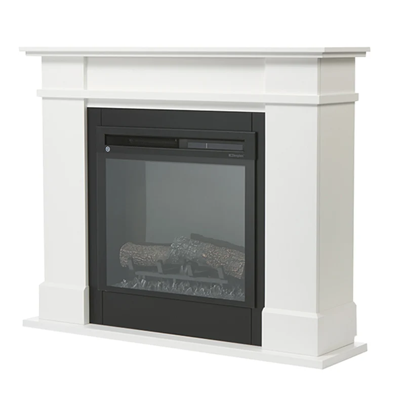 Dimplex 1500W Medium Rail Suite Portable LED Electric Fireplace Room Heater