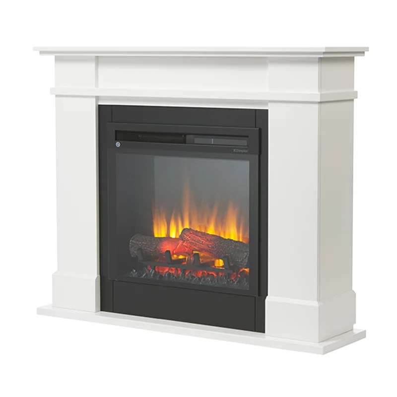 Dimplex 1500W Medium Rail Suite Portable LED Electric Fireplace Room Heater