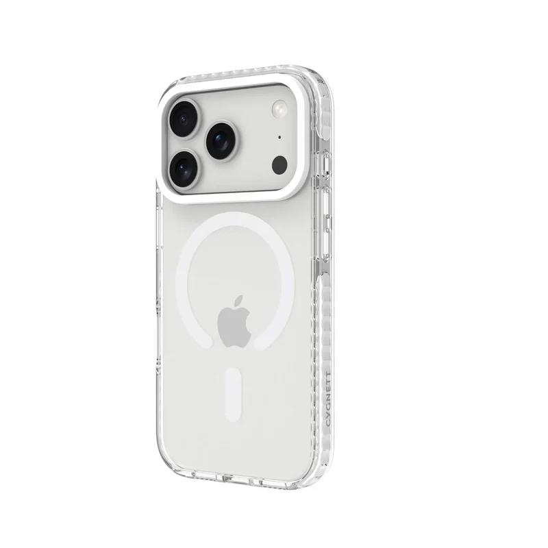 Cygnett Charge and Connect MagSafe Case for iPhone 18 Pro/17 Pro (White)