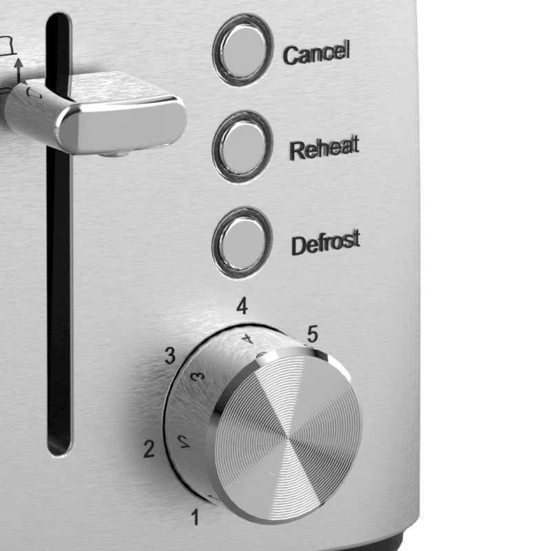 Nero Classic Stainless Steel Style Toaster 4 Slice