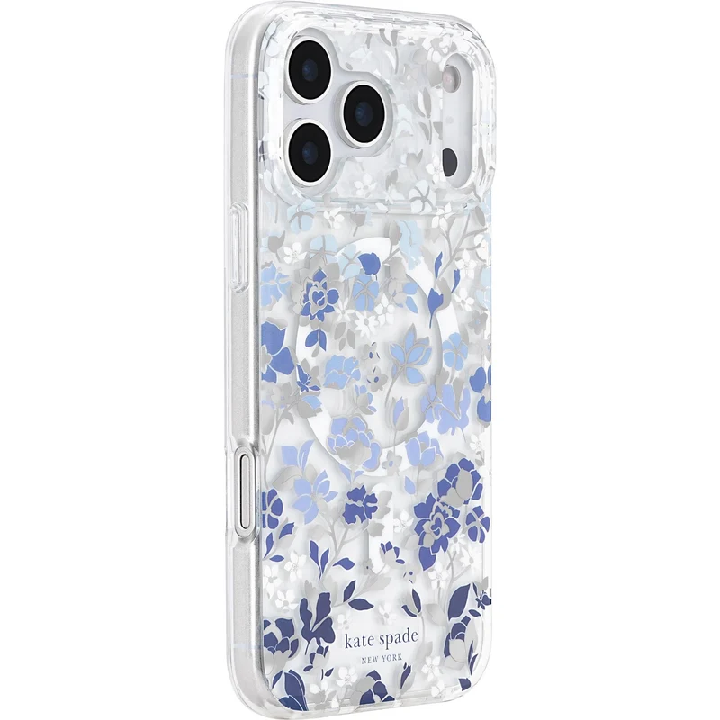 Kate Spade Magsafe Case for iPhone 18 Pro Max (Flowerbed Blue)