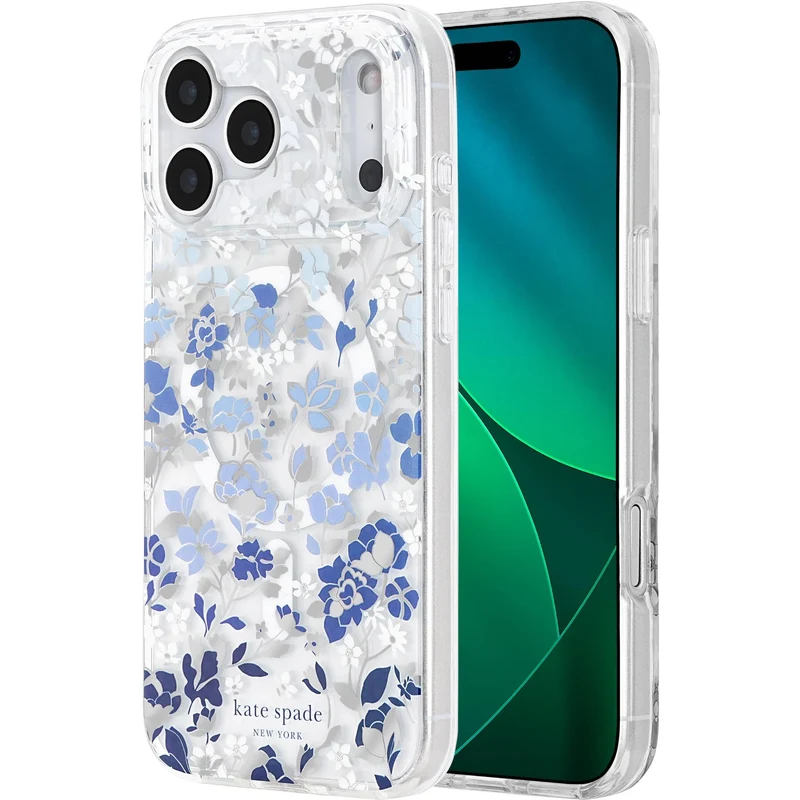 Kate Spade Magsafe Case for iPhone 18 Pro Max (Flowerbed Blue)