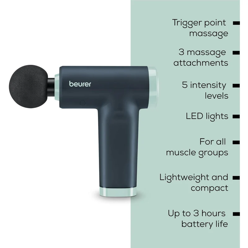 Beurer MG89BG Limited Edition CompactPower Deep Tissue Massage Gun