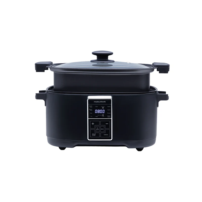 Morphy Richards 6.5L Benchtop Digital Slow Cooker (Matte Black)