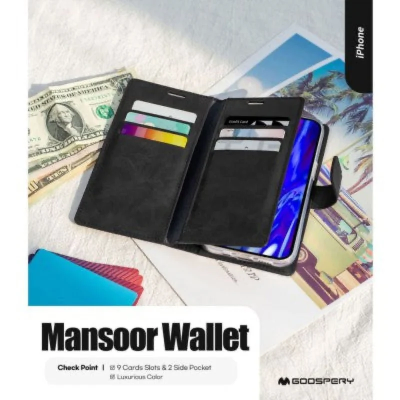Goospery Mansoor Diary for iPhone 16 Plus - Brown