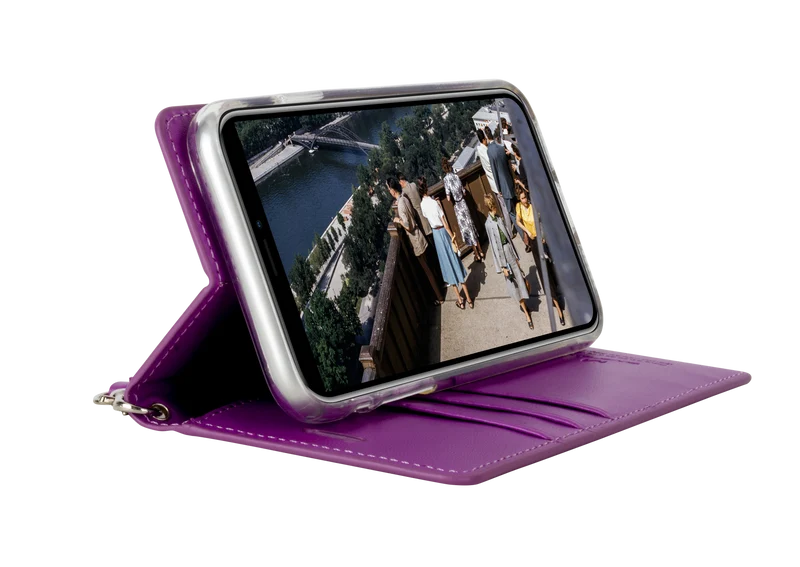 Goospery Bluemoon Flip Case for iPhone 13 mini - Hotpink