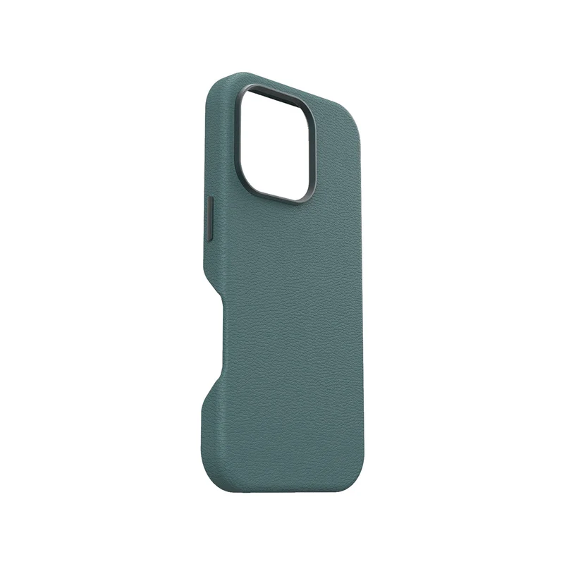 OtterBox Symmetry Cactus Leather Phone Case for iPhone 16 Pro - Green - Green