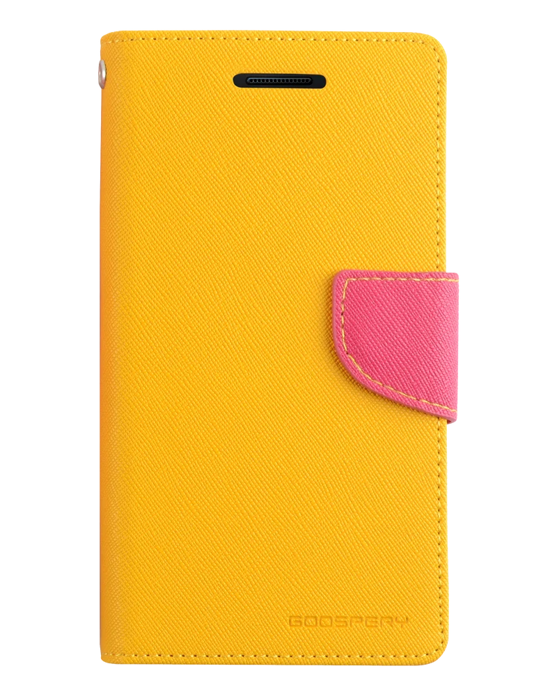 Fancy Diary Case for iPhone 13 Pro - Navy/Lime