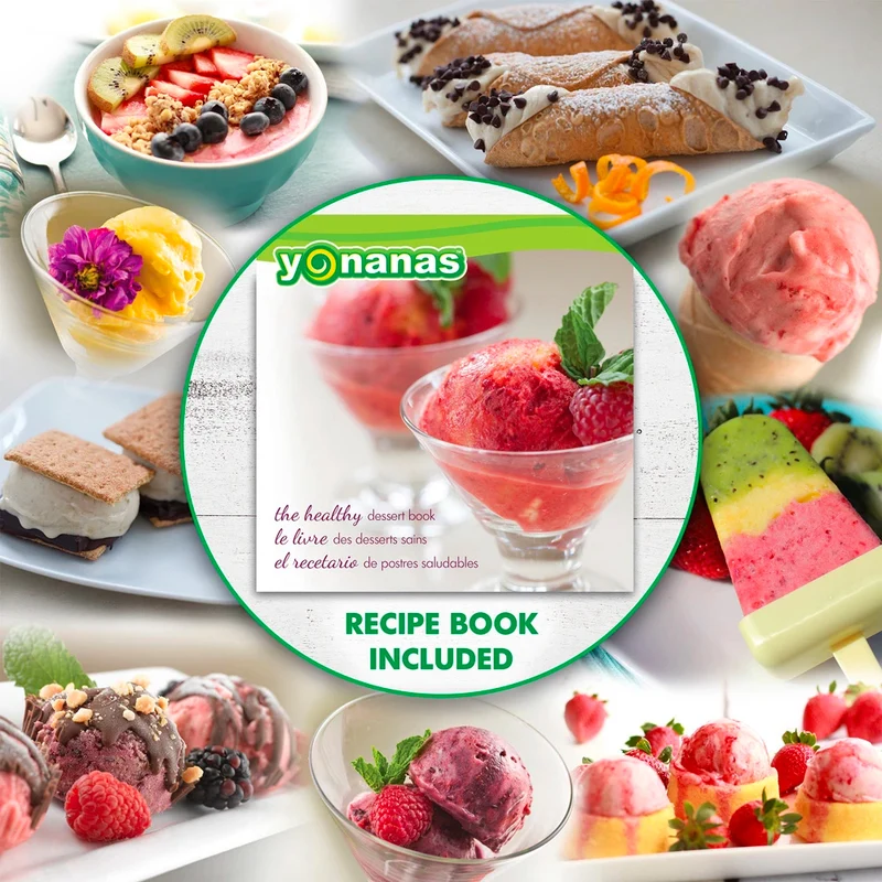 Yonanas Electric Dessert/Frozen Ice Fruit 200W Silver