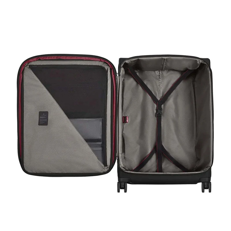 Victorinox Crosslight 76 cm Large Expandable Softside Suitcase - Black