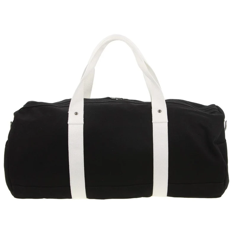 GAP Unisex Travel Canvas Overnighter/Duffle Barrell Bag 57x29cm Black