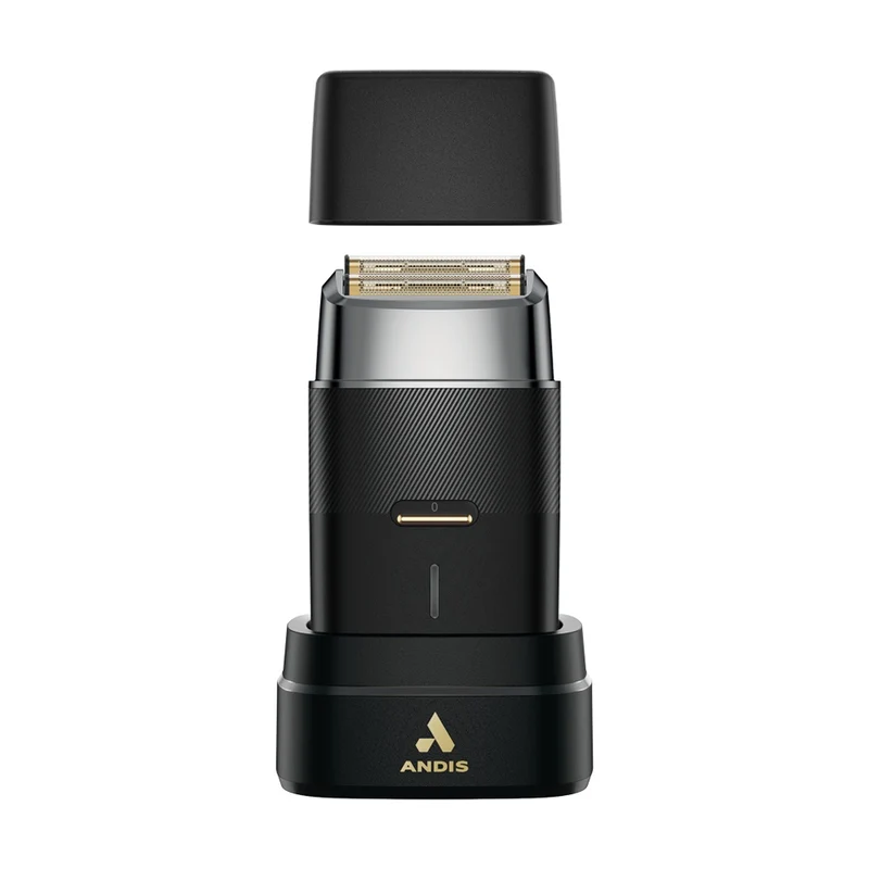 Andis TS-3 Mens Shaver Dual Gold Titanium Foils Rotary Motor Lithium-Ion Battery