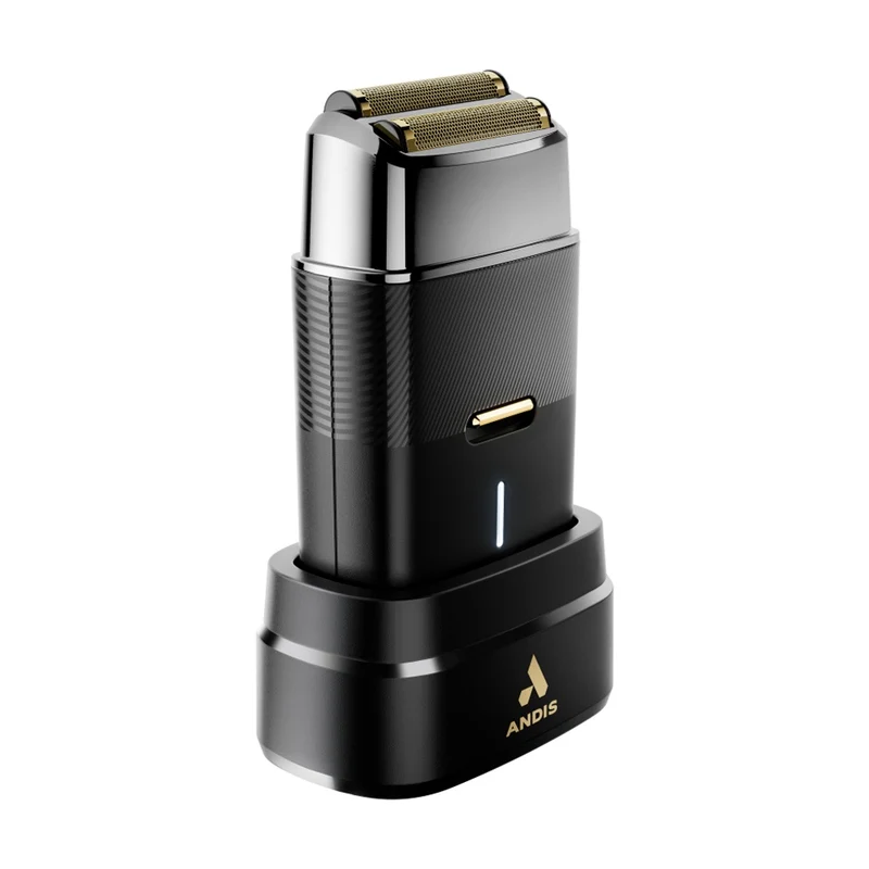 Andis TS-3 Mens Shaver Dual Gold Titanium Foils Rotary Motor Lithium-Ion Battery