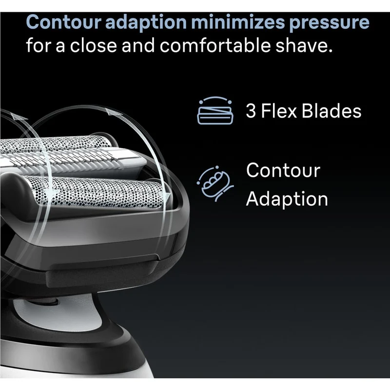 Braun Series 6 Electric Shaver for Men with Travel Case (Silver)
