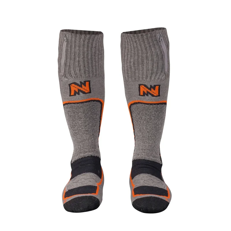MOBILE WARMING BY FIELDSHEER - Chaussettes Chauffantes en Laine de Mérino