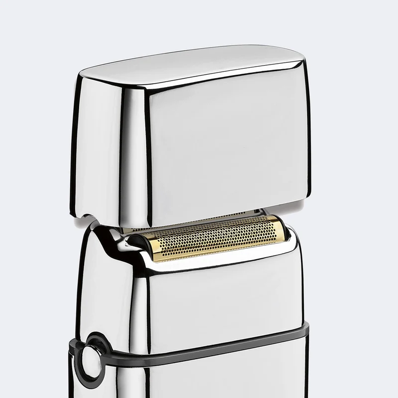 Rasoir à double grille en métal, avec/sans fil, chromé, Babyliss Pro