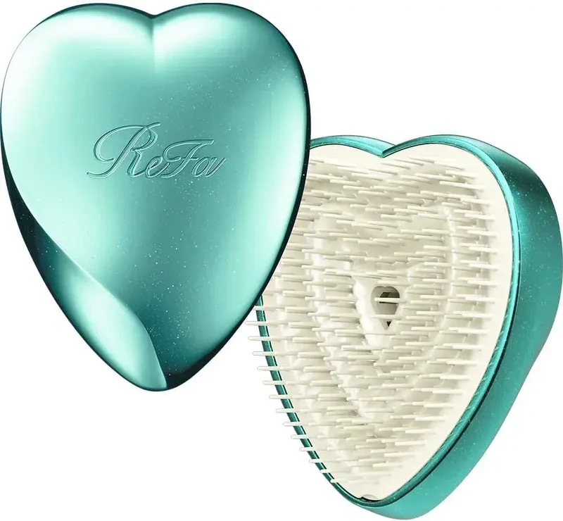 ReFa Heart Brush Hair Detangling Brush for Smooth, Glossy Hair