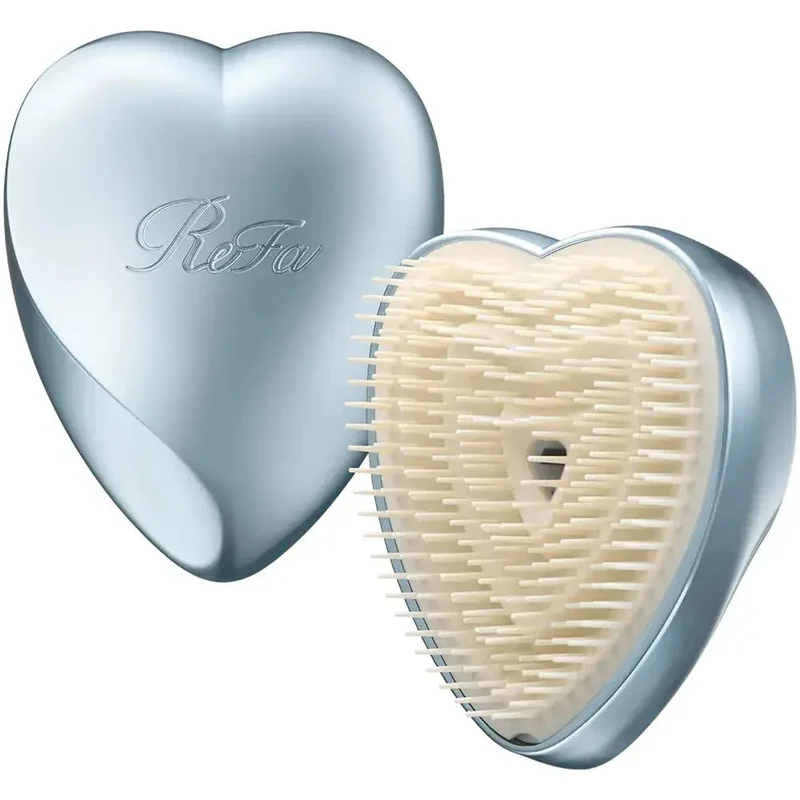 ReFa Heart Brush Hair Detangling Brush for Smooth, Glossy Hair