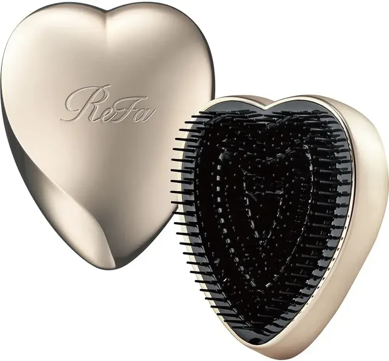 ReFa Heart Brush Hair Detangling Brush for Smooth, Glossy Hair