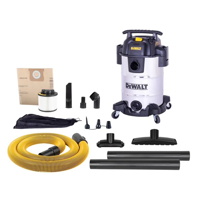 DEWALT - Aspirateur Humide/Sec en Acier Inoxydable de 30 L (8 Gal) *Boite Ouverte*