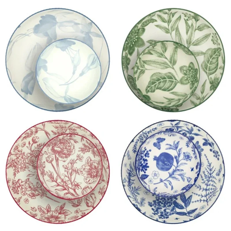 SIGNATURE HOUSEWARES - Ensemble de 8 Bols en Grès