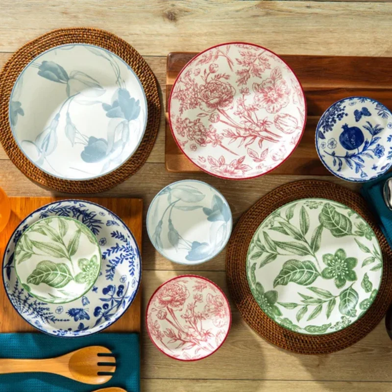 SIGNATURE HOUSEWARES - Ensemble de 8 Bols en Grès