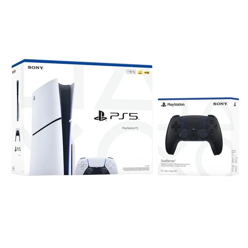 SONY - Ensemble Console Standard Disque PlayStation 5 et Manette Sans Fil DualSense *Tel Quel*