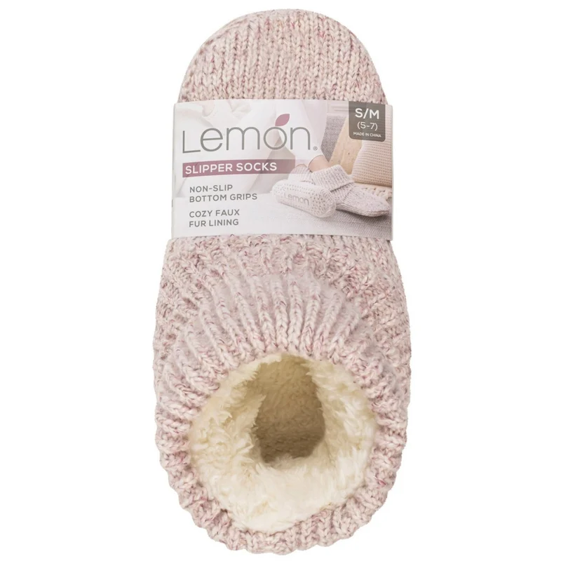 LEMON - Chaussettes-Pantoufles pour Femme