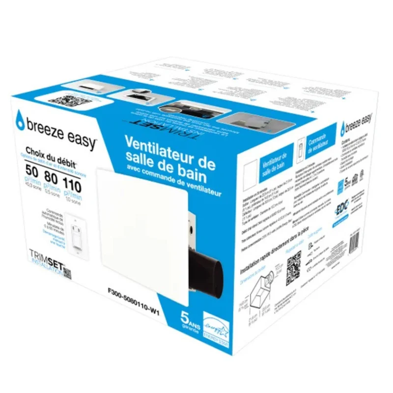 DEW STOP - Ventilateur de Salle de Bain Breeze Easy *Boite Ouverte*