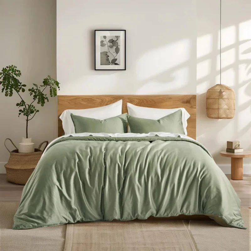 EVERGRACE - Ensemble de Couette en Coton Tencel