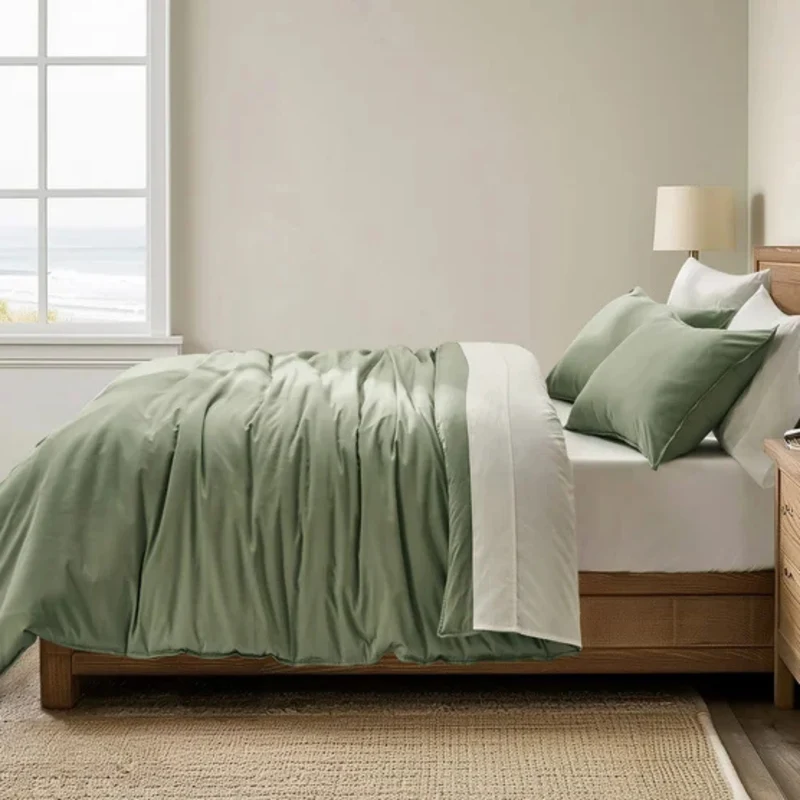 EVERGRACE - Ensemble de Couette en Coton Tencel