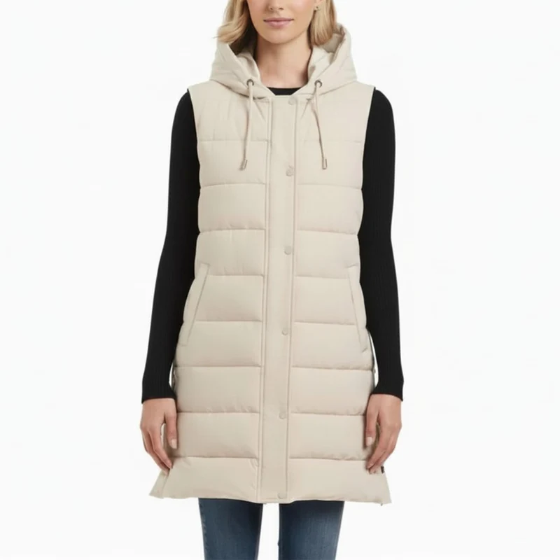 SANCTUARY - Veste Matelassée à Capuchon pour Femme