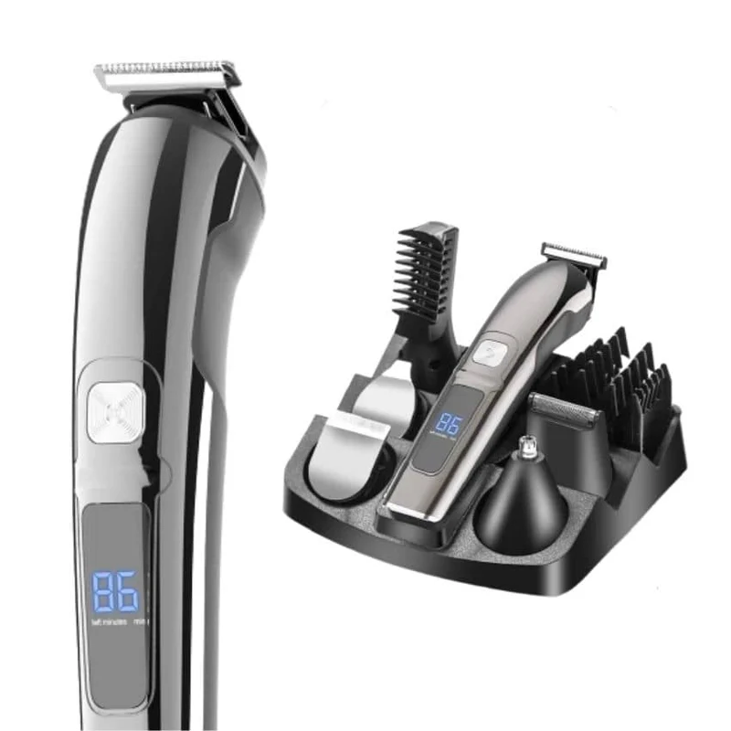 Tondeuse barbe et cheveux - Rasoir électrique waterproof pour homme