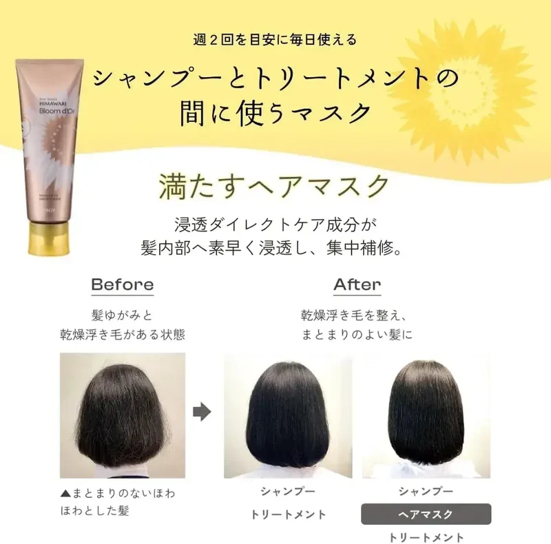 Dear Beaute Bloom Doll Hair Treatment 200g for Frizz Dry Tresses