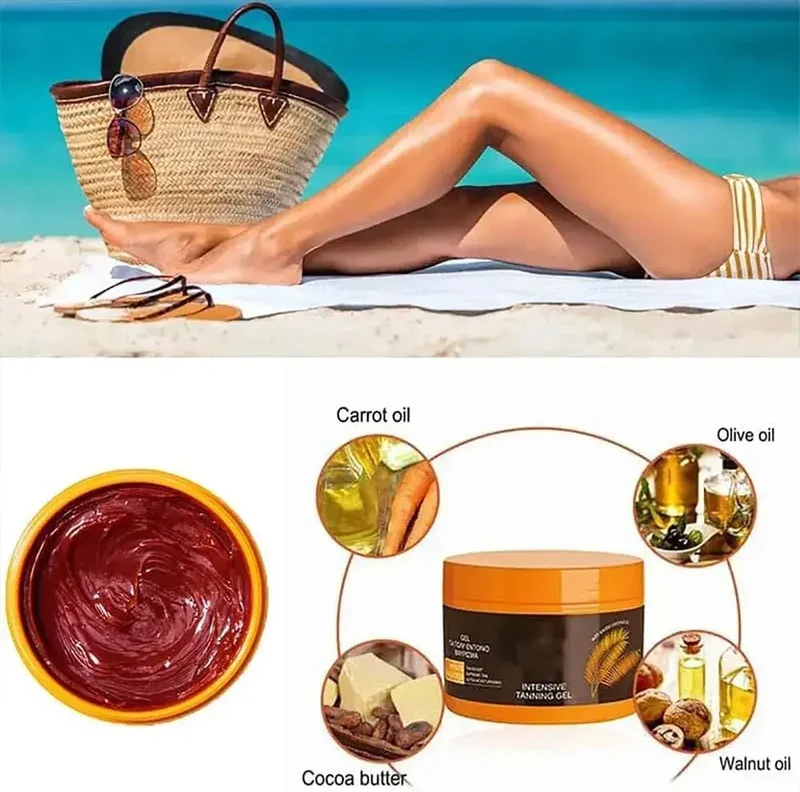 ZGFHNY Intensive Tanning Gel Natural Tan Accelerator 150ml