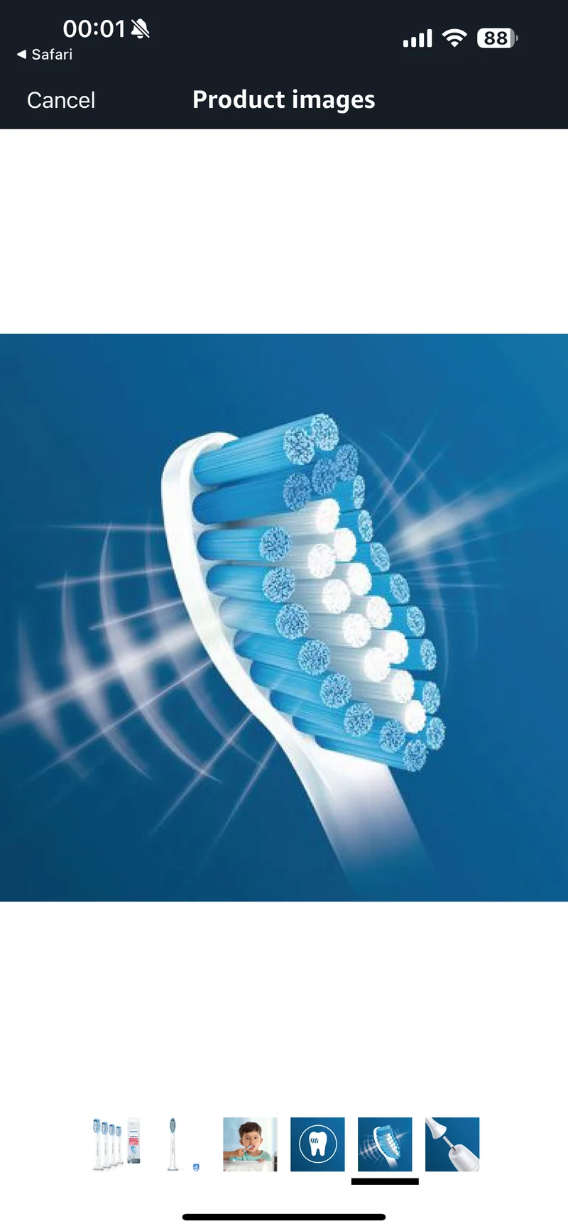 Philips Sonicare S Sensitive toothbrush heads - 4 Pieces