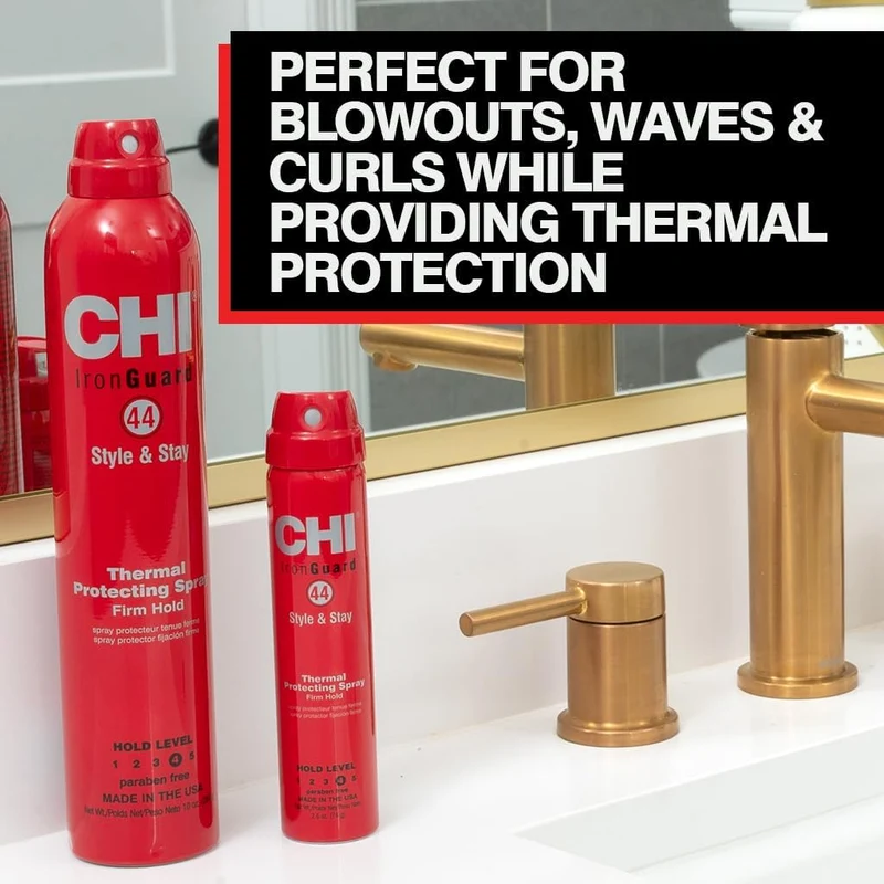 CHI 44 Iron Guard Style & Stay Firm Hold Thermal Protection Hairspray