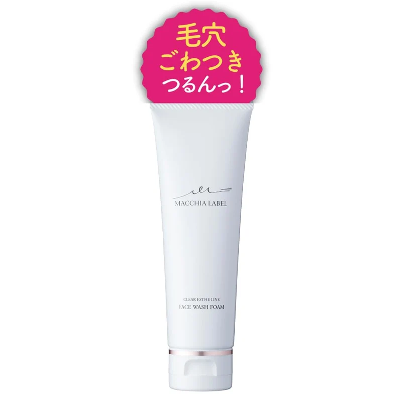 Macchia Label Clear Esthe Foam A Facial Cleanser 80g for Blackheads and Pores