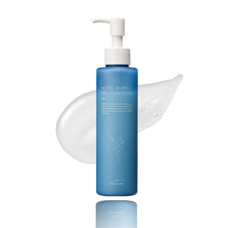 Macchia Label Microbubble Gel Cleansing 140G Safe for Eyelash Extensions