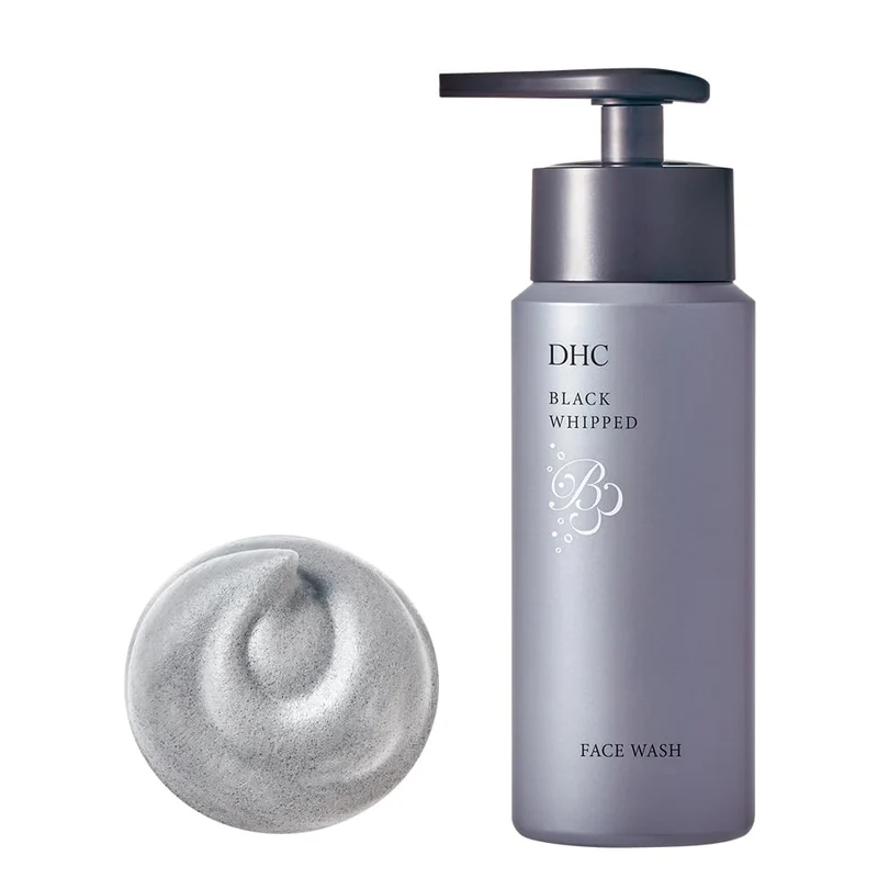 DHC Black Whip Wash Carbonated Facial Cleanser 120g for Deep Cleansing