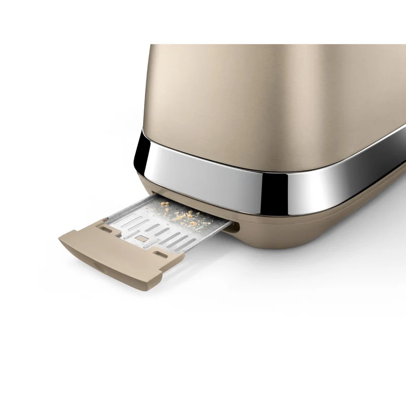 De'Longhi Diadema 2 Slice Long Slot Toaster (Bronze)