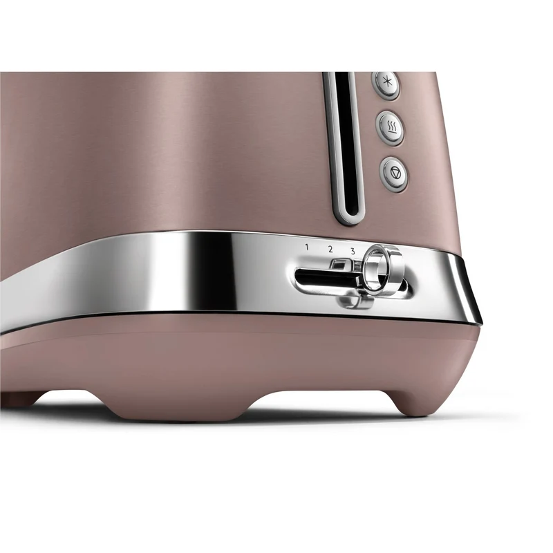 De'Longhi Diadema 2 Slice Long Slot Toaster (Rose Gold)