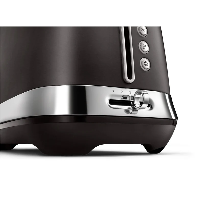 De'Longhi Diadema 2 Slice Long Slot Toaster (Onyx Black)