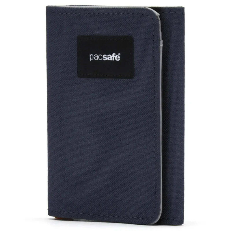 Pacsafe RFIDsafe Trifold Wallet - Coastal Blue
