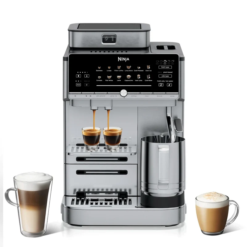 Ninja Auto Barista Fully Automatic Espresso Coffee Machine (S/Steel)