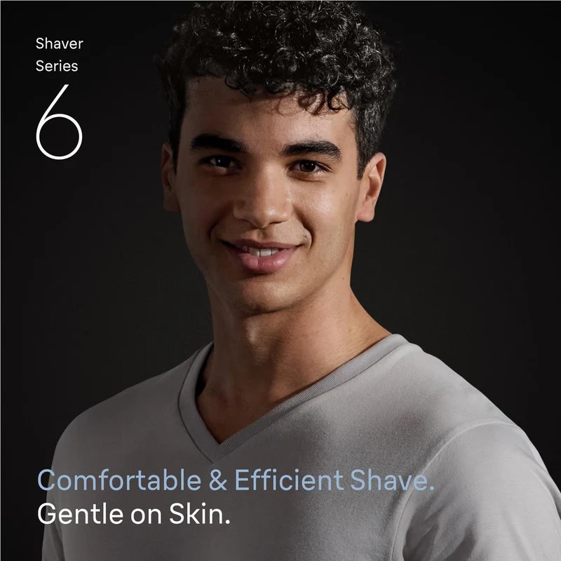 Braun Series 6 64B Shaver Head with Sensitive Skinguard (Black)