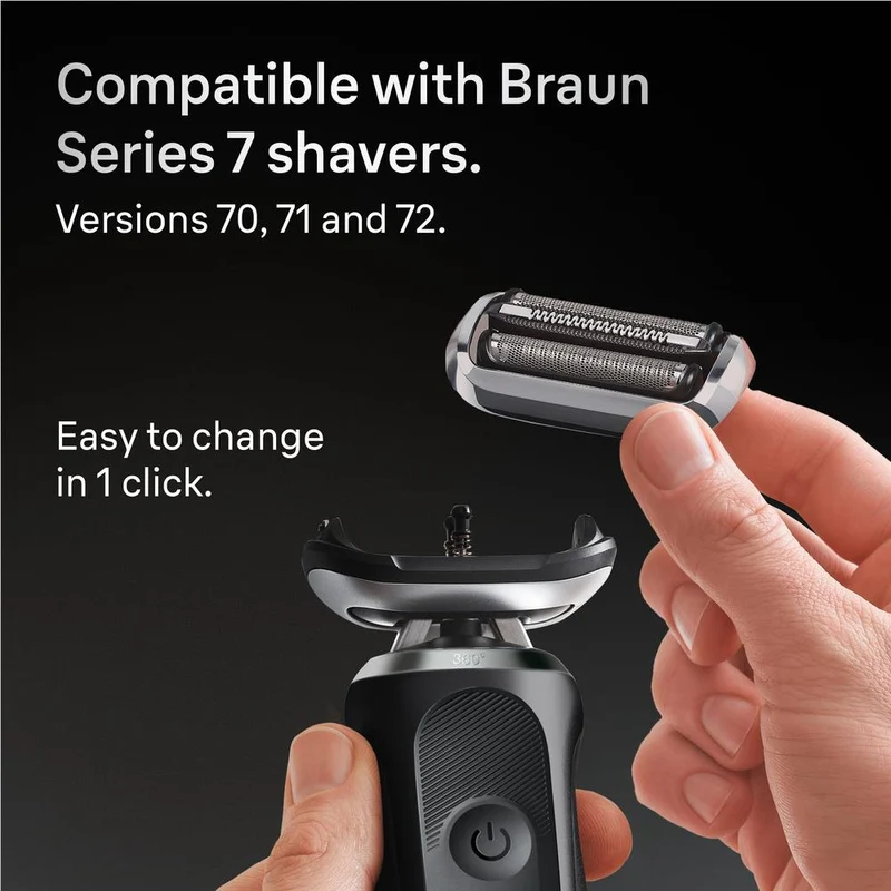 Braun Series 7 74S Shaver Replacement Head (Silver)